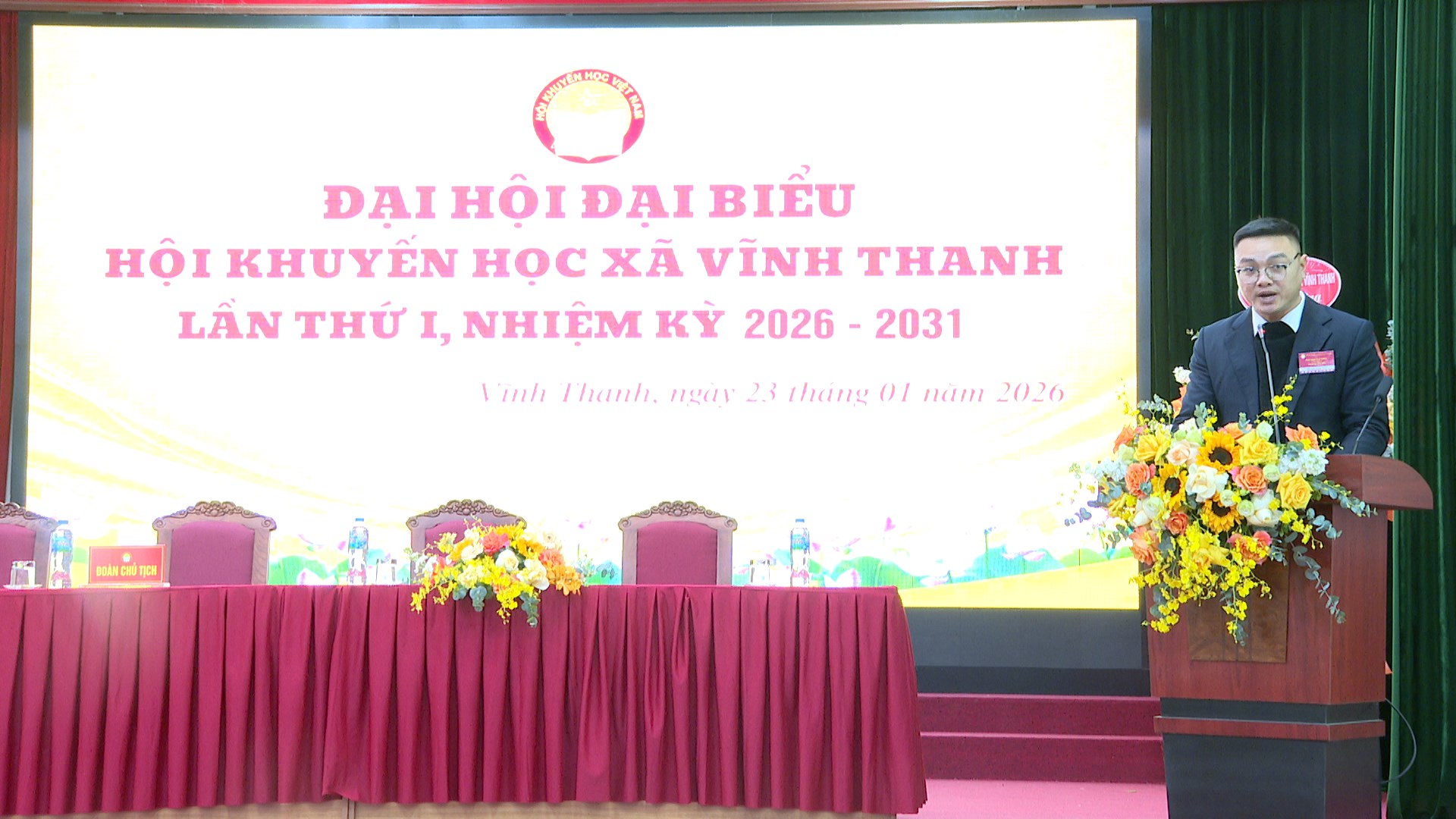ĐẠI HỘI ĐẠI BIỂU HỘI KHUYẾN HỌC XÃ VĨNH THANH NHIỆM KỲ 2026 – 2031 THÀNH CÔNG TỐT ĐẸP- Ảnh 1.