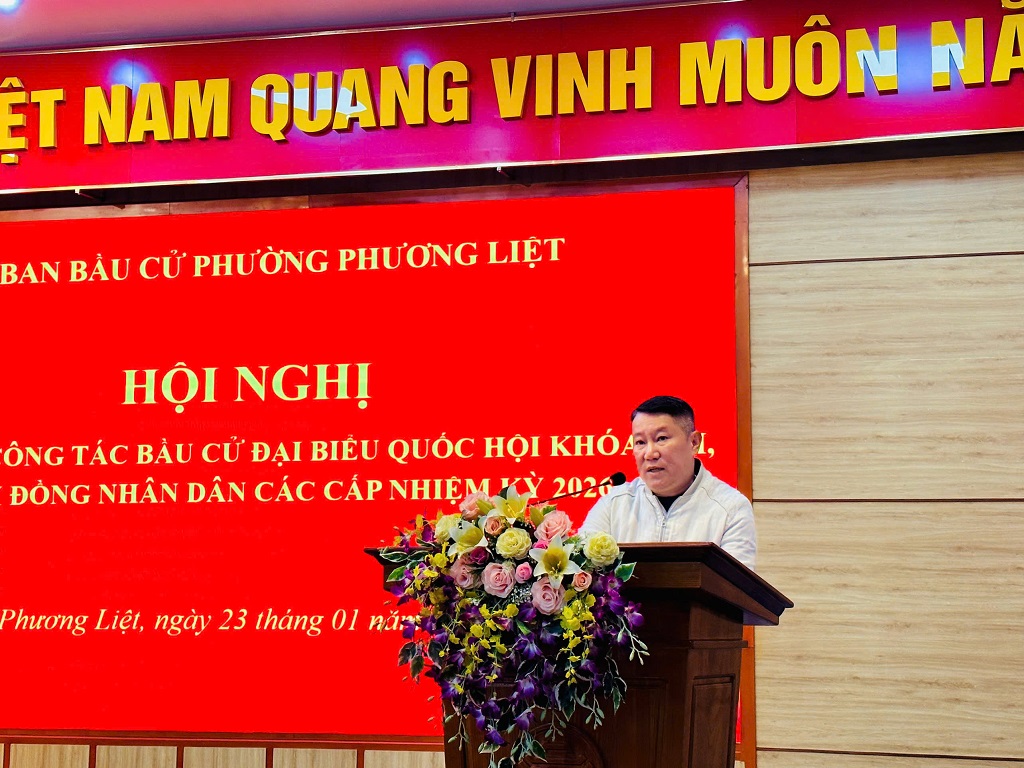 PHƯỜNG PHƯƠNG LIỆT: QUYẾT TÂM CHÍNH TRỊ CAO NHẤT TRONG TRIỂN KHAI CÔNG TÁC BẦU CỬ NHIỆM KỲ 2026 - 2031- Ảnh 3.