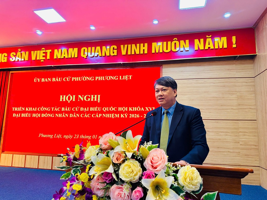 PHƯỜNG PHƯƠNG LIỆT: QUYẾT TÂM CHÍNH TRỊ CAO NHẤT TRONG TRIỂN KHAI CÔNG TÁC BẦU CỬ NHIỆM KỲ 2026 - 2031- Ảnh 4.