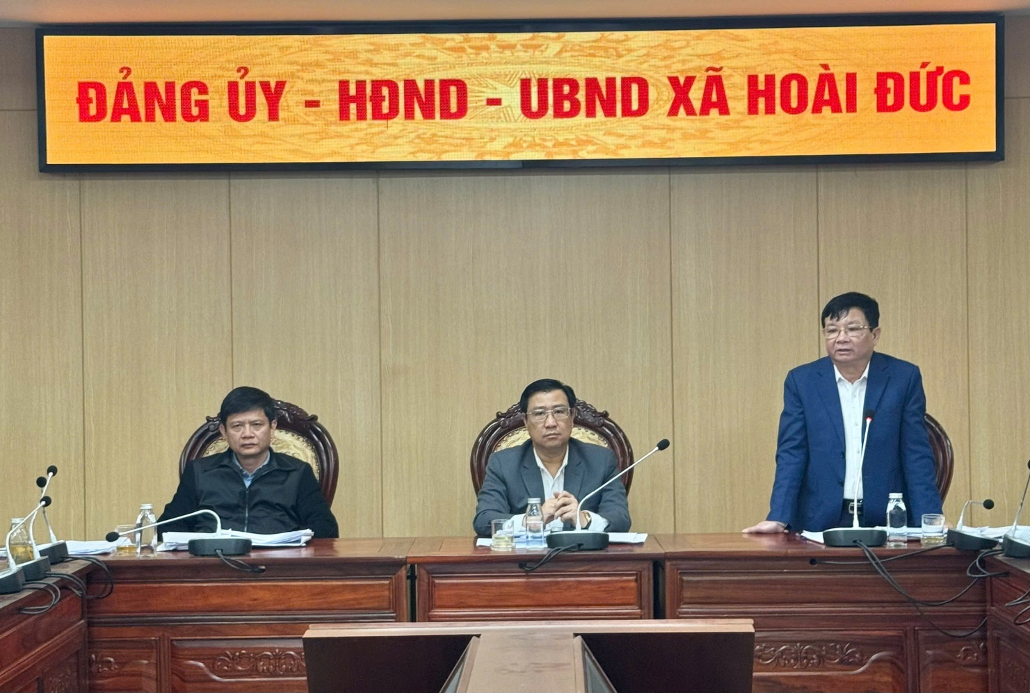 Đảng ủy xã Hoài Đức tổ chức hội nghị thực hiện các quy trình về công tác quy hoạch cán bộ nhiệm kỳ 2025 - 2030, 2026 - 2031- Ảnh 3.