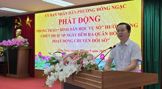 PHƯỜNG ĐÔNG NGẠC ĐẨY MẠNH CÔNG TÁC CẢI CÁCH HÀNH CHÍNH, TIẾP CÔNG DÂN, GIẢI QUYẾT ĐƠN THƯ VÀ XÂY DỰNG CHÍNH QUYỀN SỐ VÌ NHÂN DÂN PHỤC VỤ- Ảnh 1.