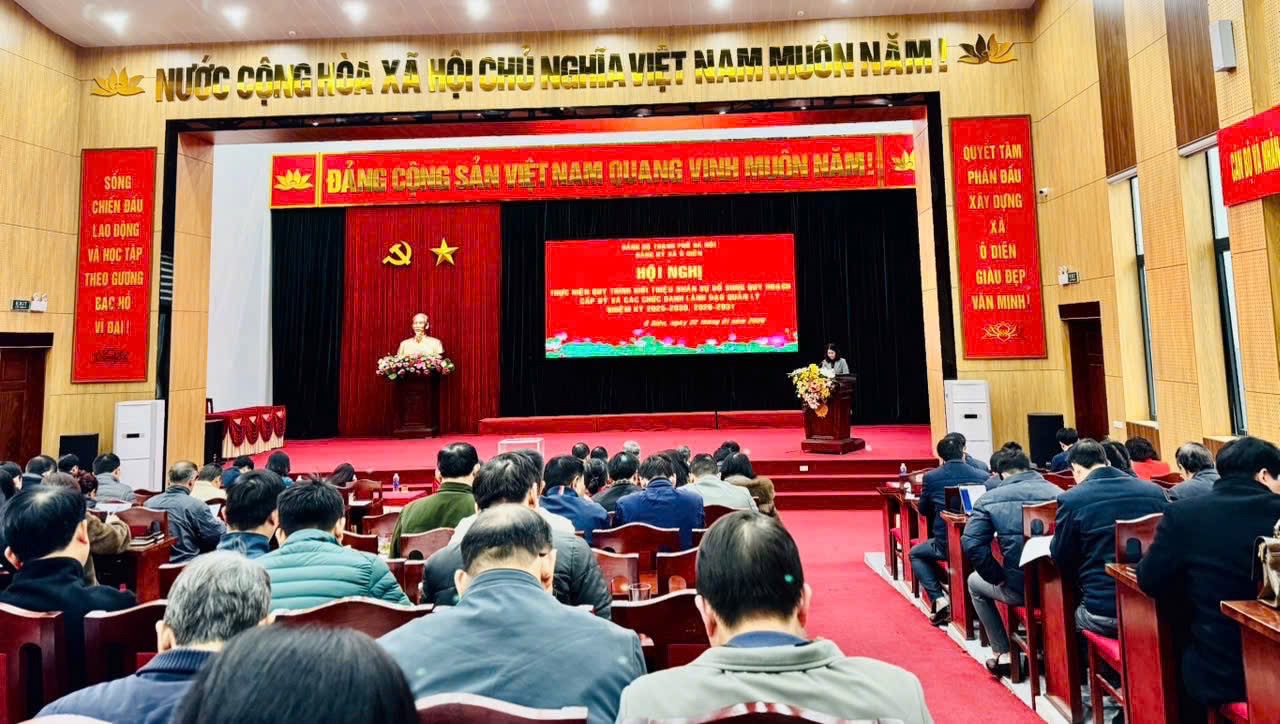 Xã Ô Diên thực hiện quy trình giới thiệu nhân sự bổ sung quy hoạch cấp ủy và các chức danh lãnh đạo, quản lý trong các nhiệm kỳ tới- Ảnh 2.