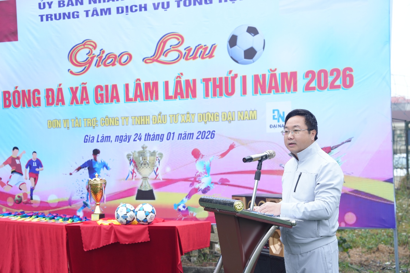 Sôi nổi Giải giao lưu bóng đá xã Gia Lâm lần thứ I năm 2026 chào mừng thành công Đại hội Đảng toàn quốc lần thứ XIV.- Ảnh 2.