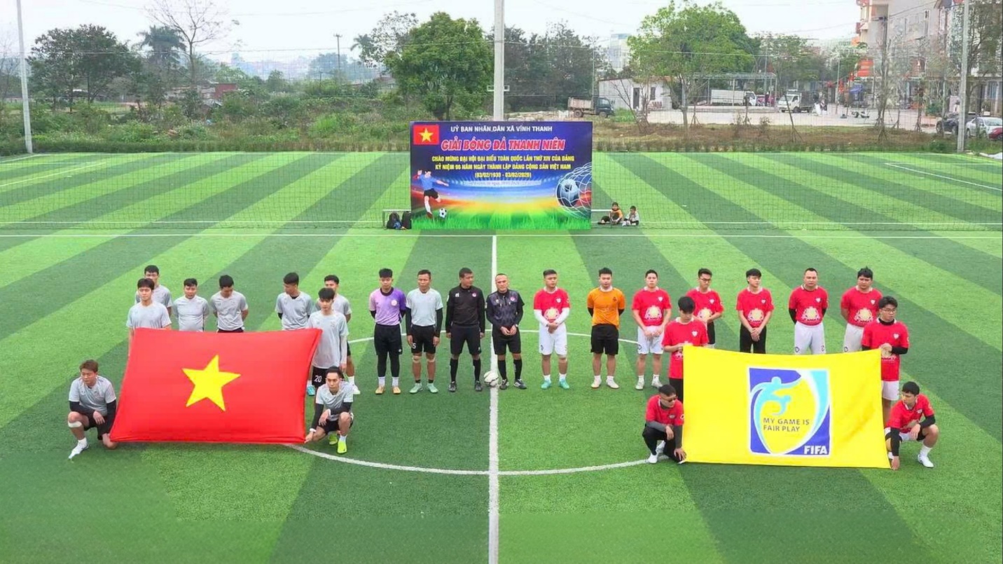 XÃ VĨNH THANH SÔI NỔI LOẠT TRẬN VÒNG BÁN KẾT GIẢI BÓNG ĐÁ THANH NIÊN NĂM 2026- Ảnh 1.