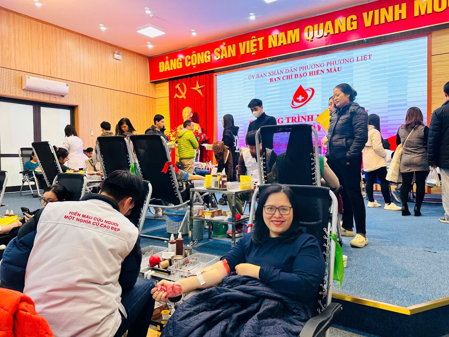 PHƯỜNG PHƯƠNG LIỆT TỔ CHỨC THÀNH CÔNG NGÀY HỘI HIẾN MÁU TÌNH NGUYỆN "NGÀY THỨ BẢY HỒNG"- Ảnh 5.