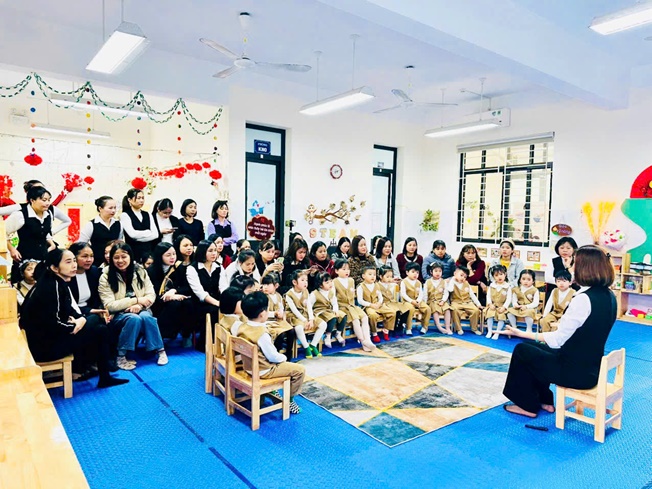 Phát triển ngôn ngữ và thẩm mỹ: Nền tảng cho sự phát triển toàn diện của trẻ mầm non- Ảnh 1.