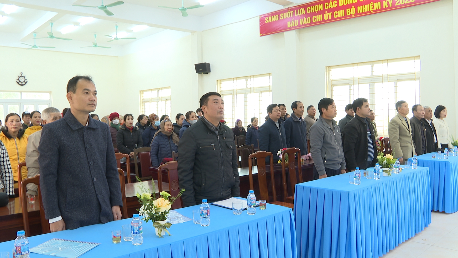 Hội nghị đại biểu nhân dân thôn Mỹ Nội bàn việc xây dựng đời sống văn hóa năm 2026- Ảnh 1.