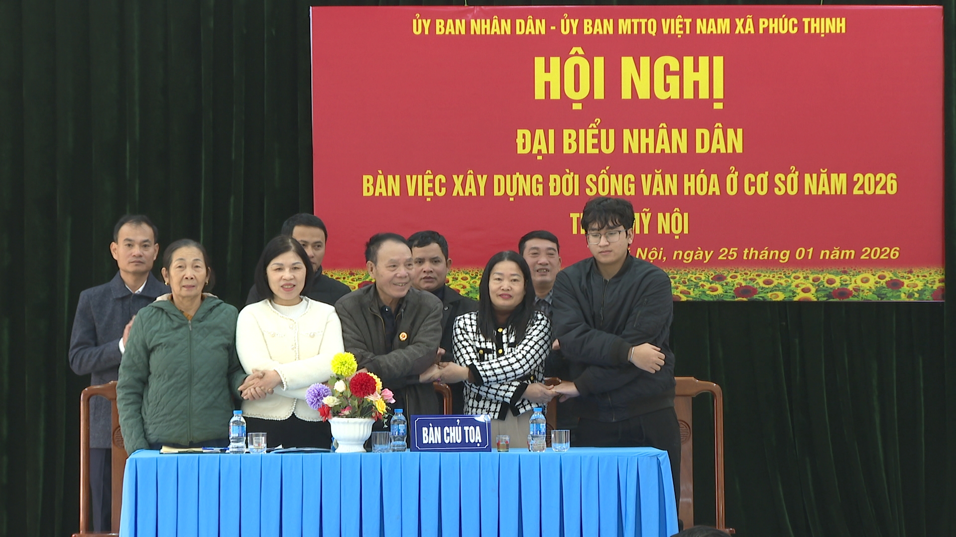 Hội nghị đại biểu nhân dân thôn Mỹ Nội bàn việc xây dựng đời sống văn hóa năm 2026- Ảnh 3.