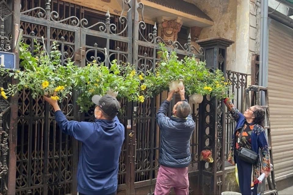 "Ngõ phố Hạnh phúc" trong những ngày hội của toàn Đảng, toàn dân- Ảnh 6.