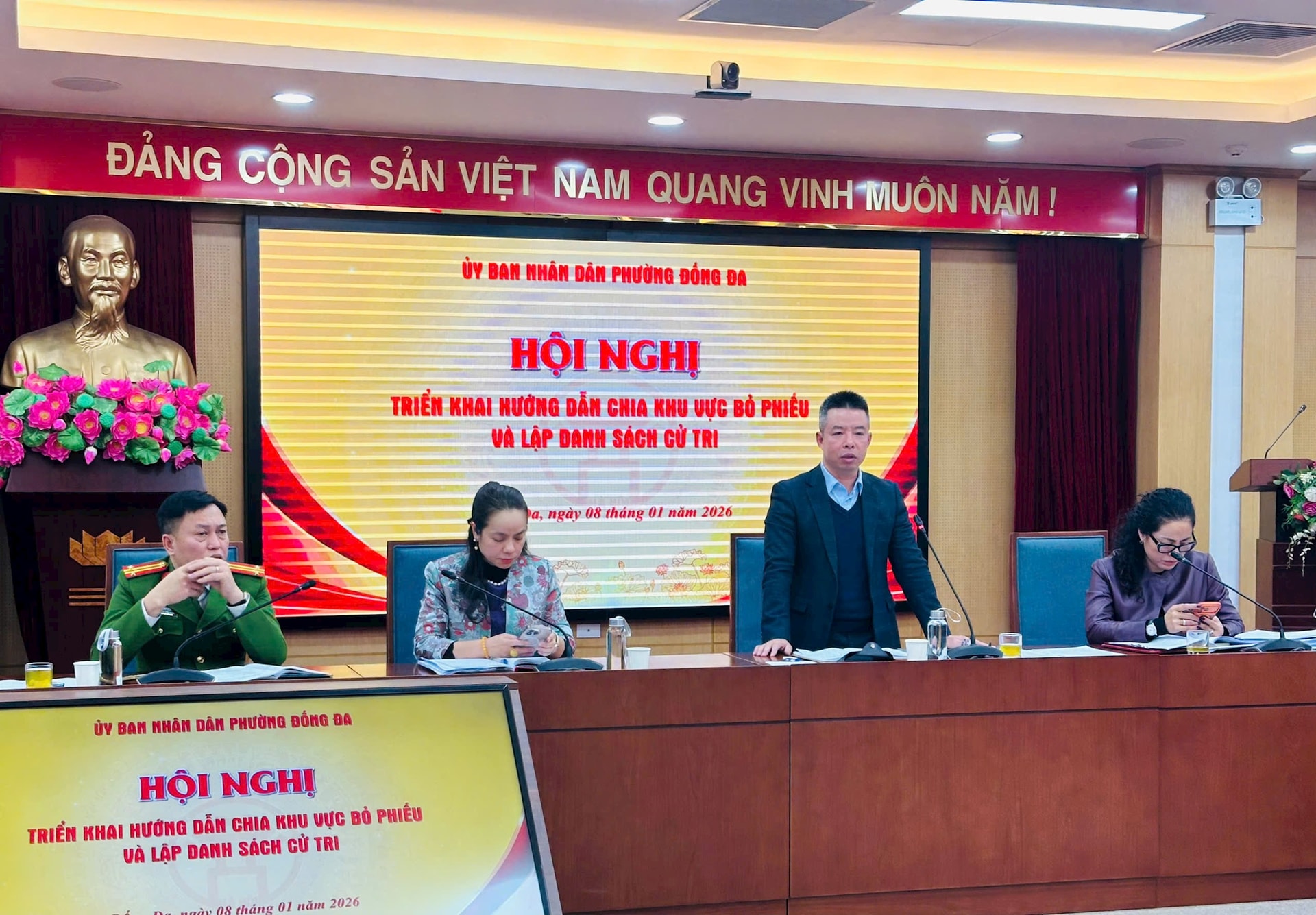 Thành lập ban bầu cử tại 6 đơn vị bầu cử HĐND phường Đống Đa- Ảnh 3.