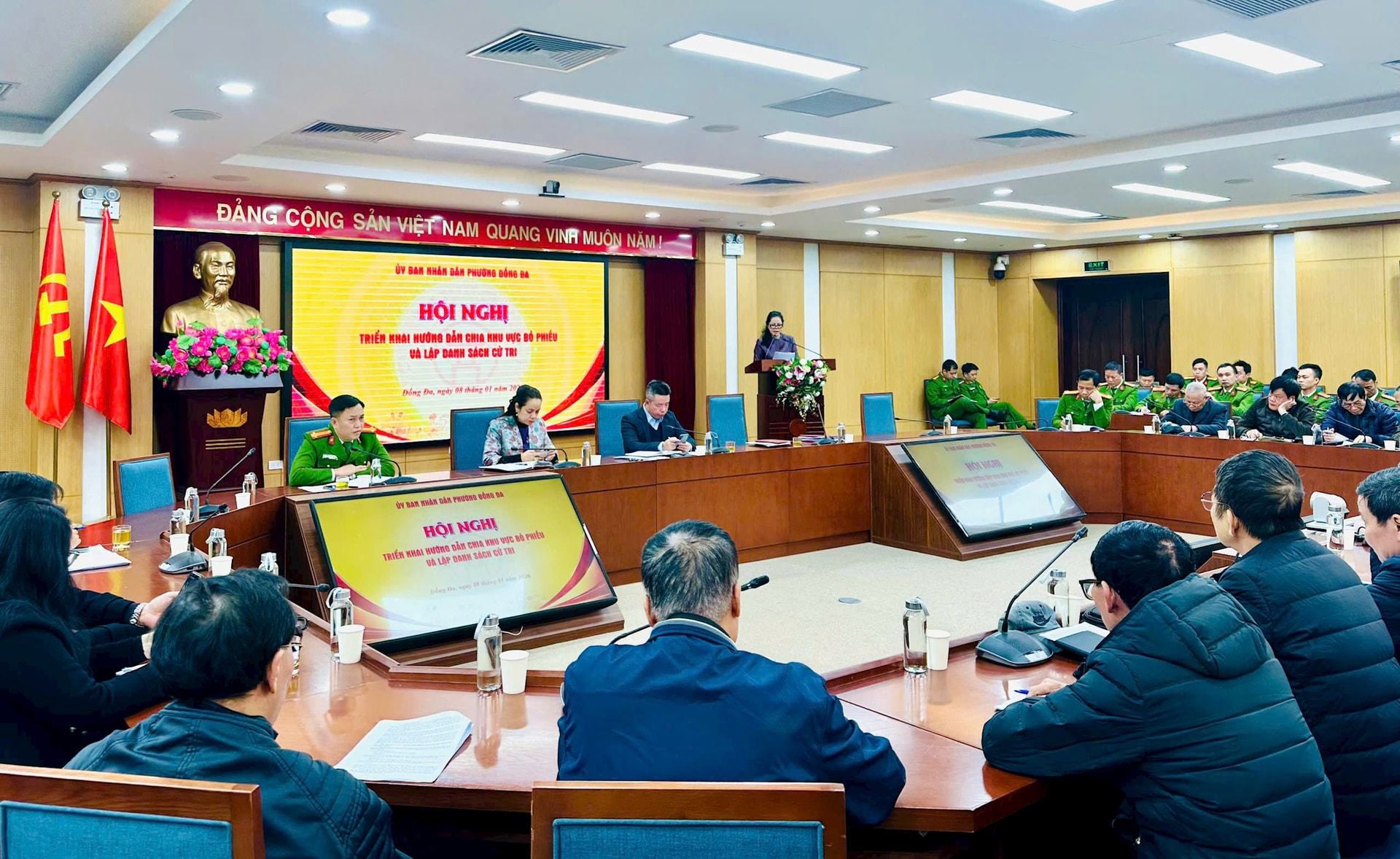 Thành lập ban bầu cử tại 6 đơn vị bầu cử HĐND phường Đống Đa- Ảnh 1.