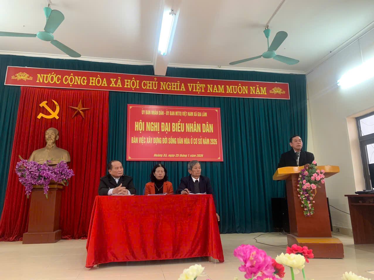 Xã Gia Lâm tổ chức thành công Hội nghị đại biểu Nhân dân tại các thôn, TDP bàn về xây dựng đời sống văn hóa ở cơ sở năm 2026- Ảnh 1.