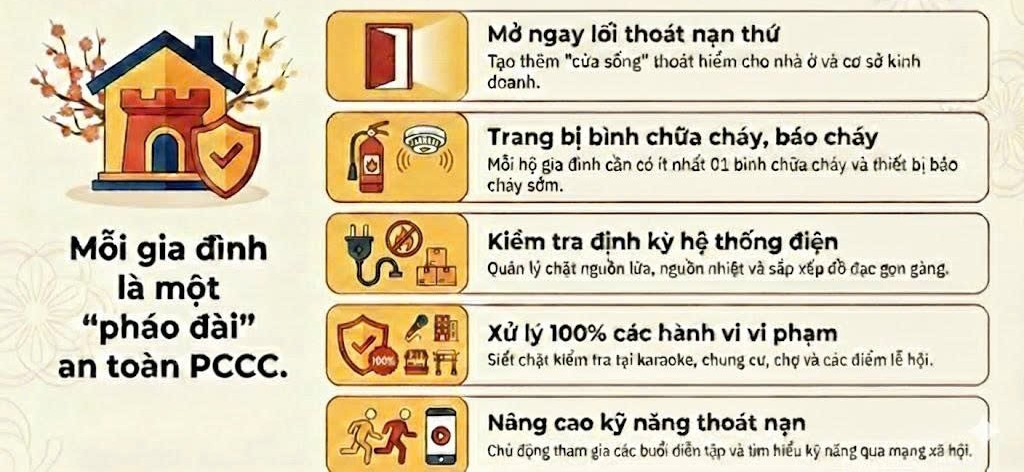 PHƯƠNG LIỆT: TĂNG CƯỜNG CÔNG TÁC PCCC DỊP TẾT NGUYÊN ĐÁN BÍNH NGỌ 2026- Ảnh 1.