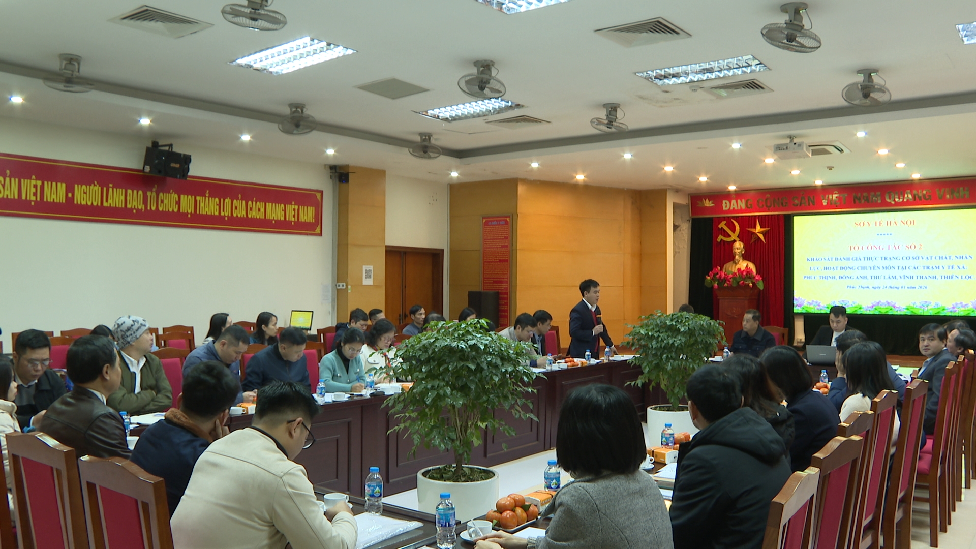 Sở Y tế Hà Nội khảo sát cơ sở vật chất, nhân lực tại các trạm y tế xã- Ảnh 2.