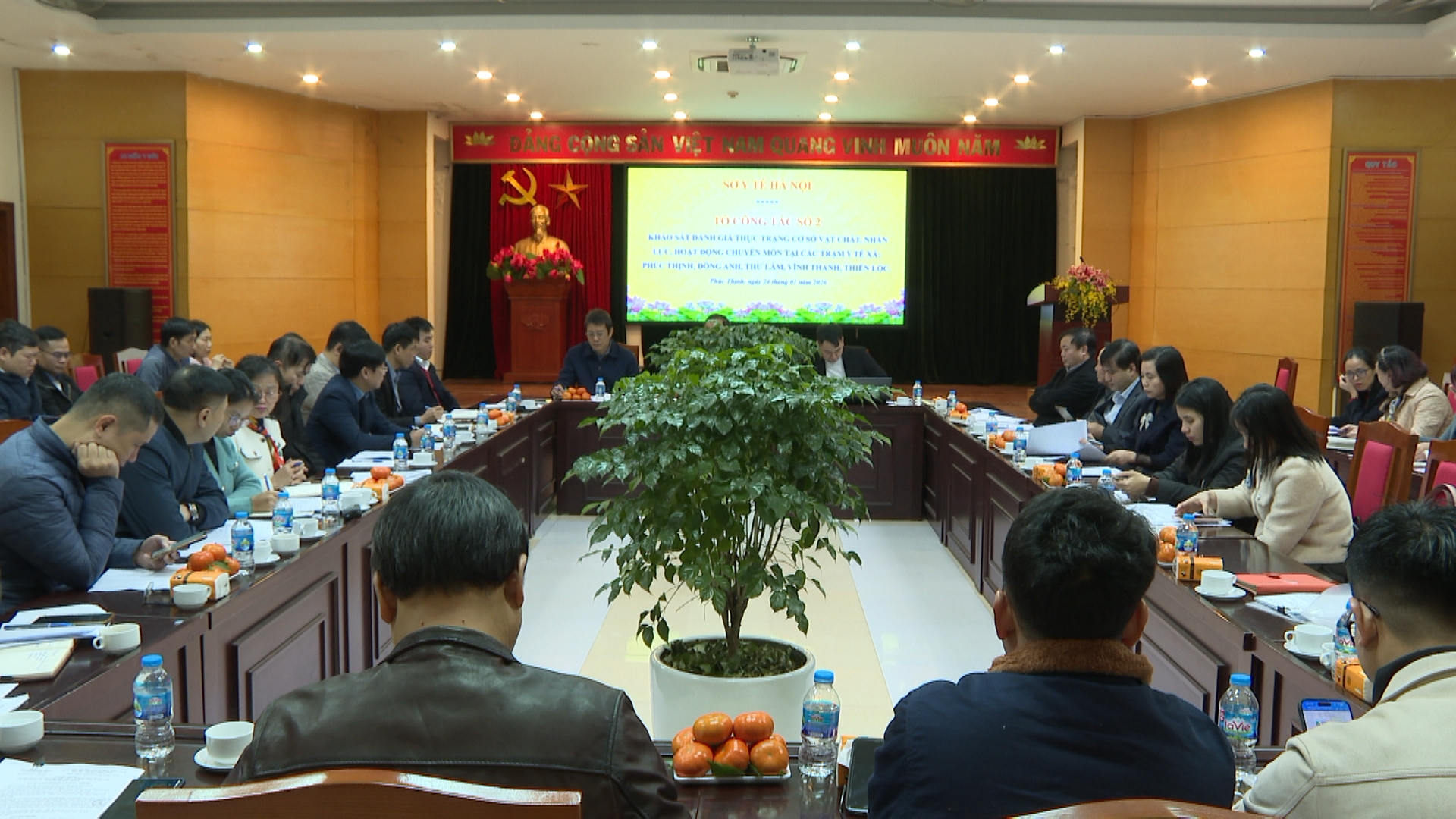 Sở Y tế Hà Nội khảo sát cơ sở vật chất, nhân lực tại các trạm y tế xã- Ảnh 4.