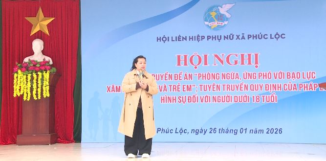 Hội nghị tuyên truyền Đề án "Phòng ngừa, ứng phó với bạo lực xâm hại phụ nữ và trẻ em"; tuyên truyền quy định của pháp luật hình sự đối với người dưới 18 tuổi cho học sinh trường THCS Võng Xuyên B- Ảnh 1.