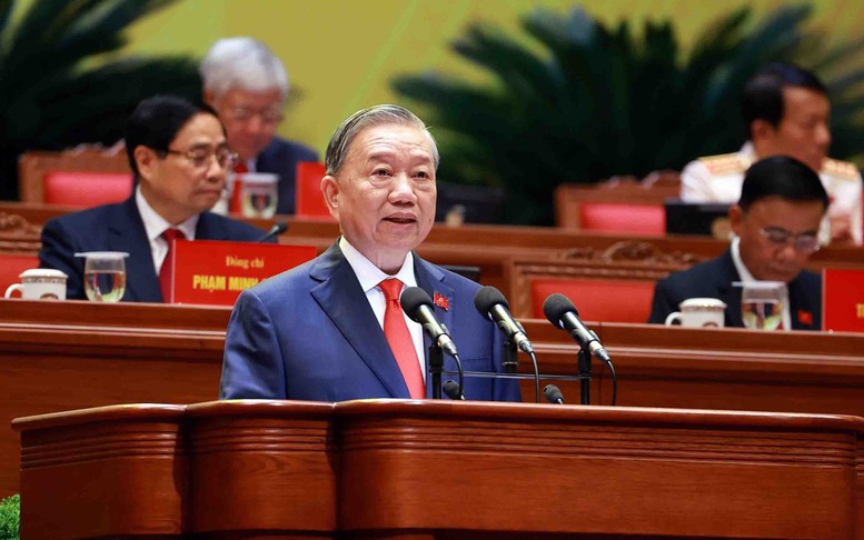 Đồng chí Tô Lâm được bầu giữ chức Tổng Bí thư Ban Chấp hành Trung ương Đảng khoá XIV- Ảnh 11.