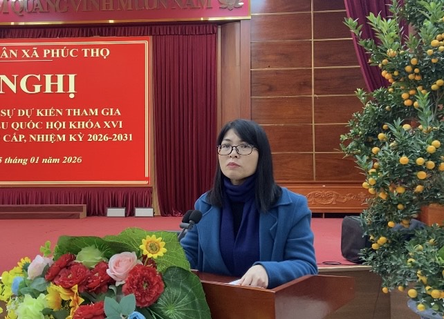 UBND xã Phúc Thọ làm việc với nhân sự dự kiến tham gia 38 tổ bầu cử đại biểu Quốc hội khóa XVI và đại biểu HĐND các cấp- Ảnh 3.