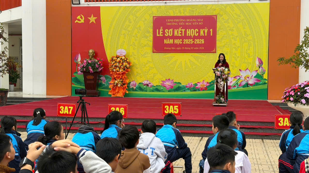 Trường Tiểu học Yên Sở long trọng tổ chức Lễ sơ kết học kỳ I, Năm học 2025 - 2026- Ảnh 1.