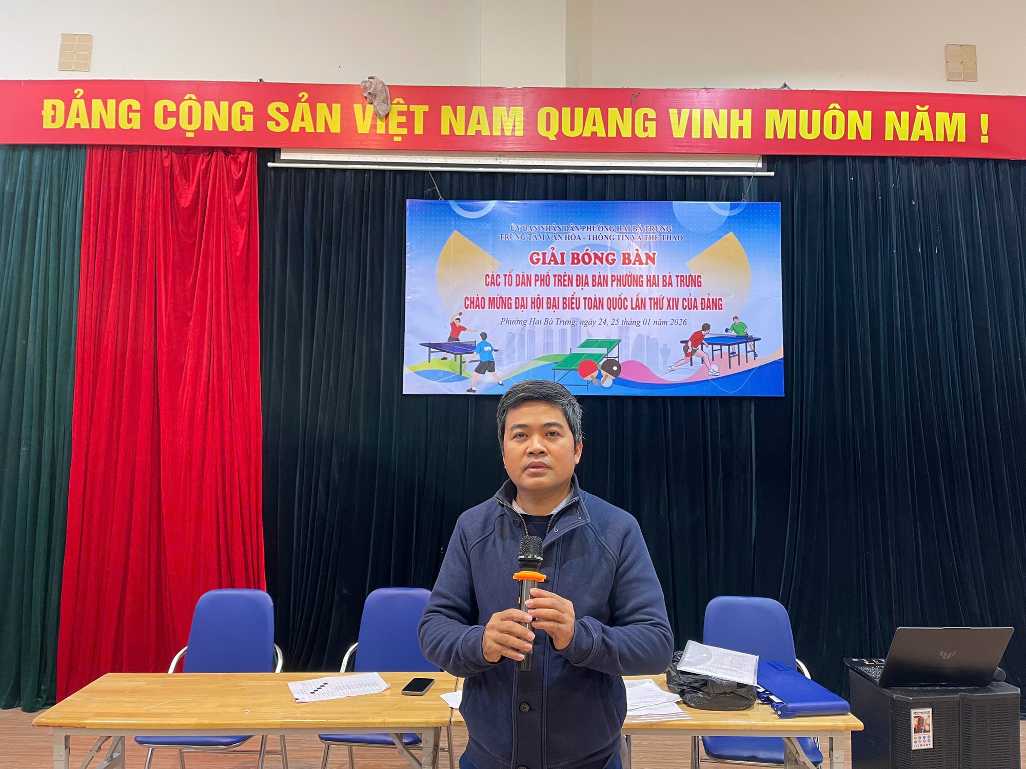 Phường Hai Bà Trưng: Tổ chức giải thi đấu bóng bàn các tổ dân phố chào mừng Đại Hội Đại Biểu Toàn Quốc lần thứ XIV của đảng, chào Năm mới 2026- Ảnh 2.