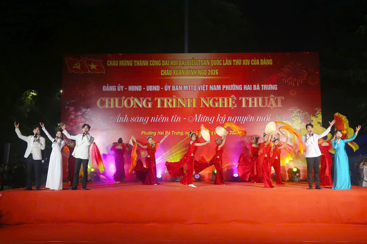 Phường Hai Bà Trưng tổ chức chương trình nghệ thuật chào mừng Đại hội Đại biểu Toàn quốc lần thứ XIV của Đảng- Ảnh 11.