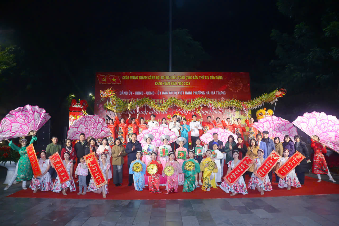 Phường Hai Bà Trưng tổ chức chương trình nghệ thuật chào mừng Đại hội Đại biểu Toàn quốc lần thứ XIV của Đảng- Ảnh 15.