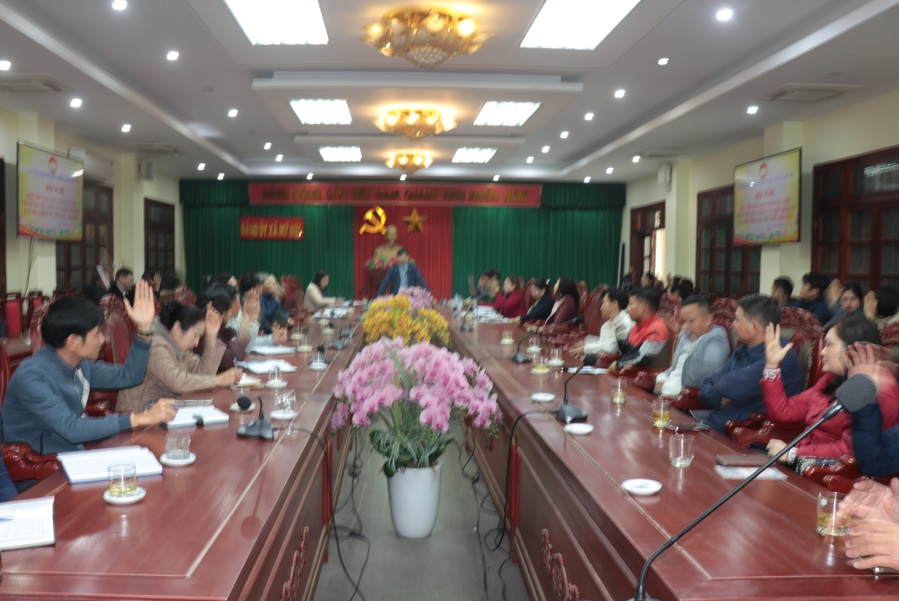 Hội nghị hiệp thương kiện toàn Ủy viên Ủy ban MTTQ Việt Nam xã Mỹ Đức- Ảnh 4.