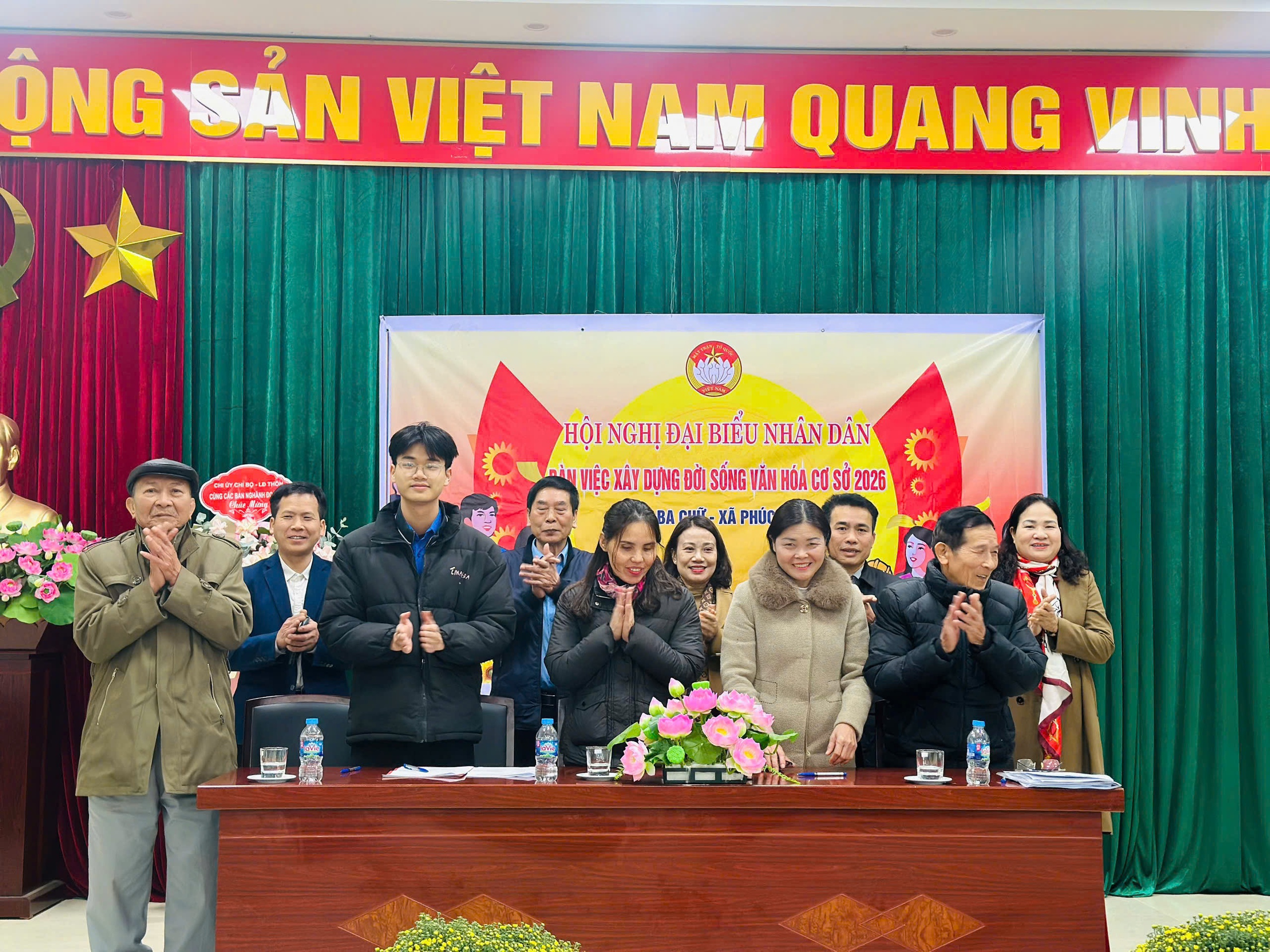 THÔN BA CHỮ TỔ CHỨC HỘI NGHỊ ĐẠI BIỂU NHÂN DÂN BÀN XÂY DỰNG ĐỜI SỐNG VĂN HÓA NĂM 2026- Ảnh 3.