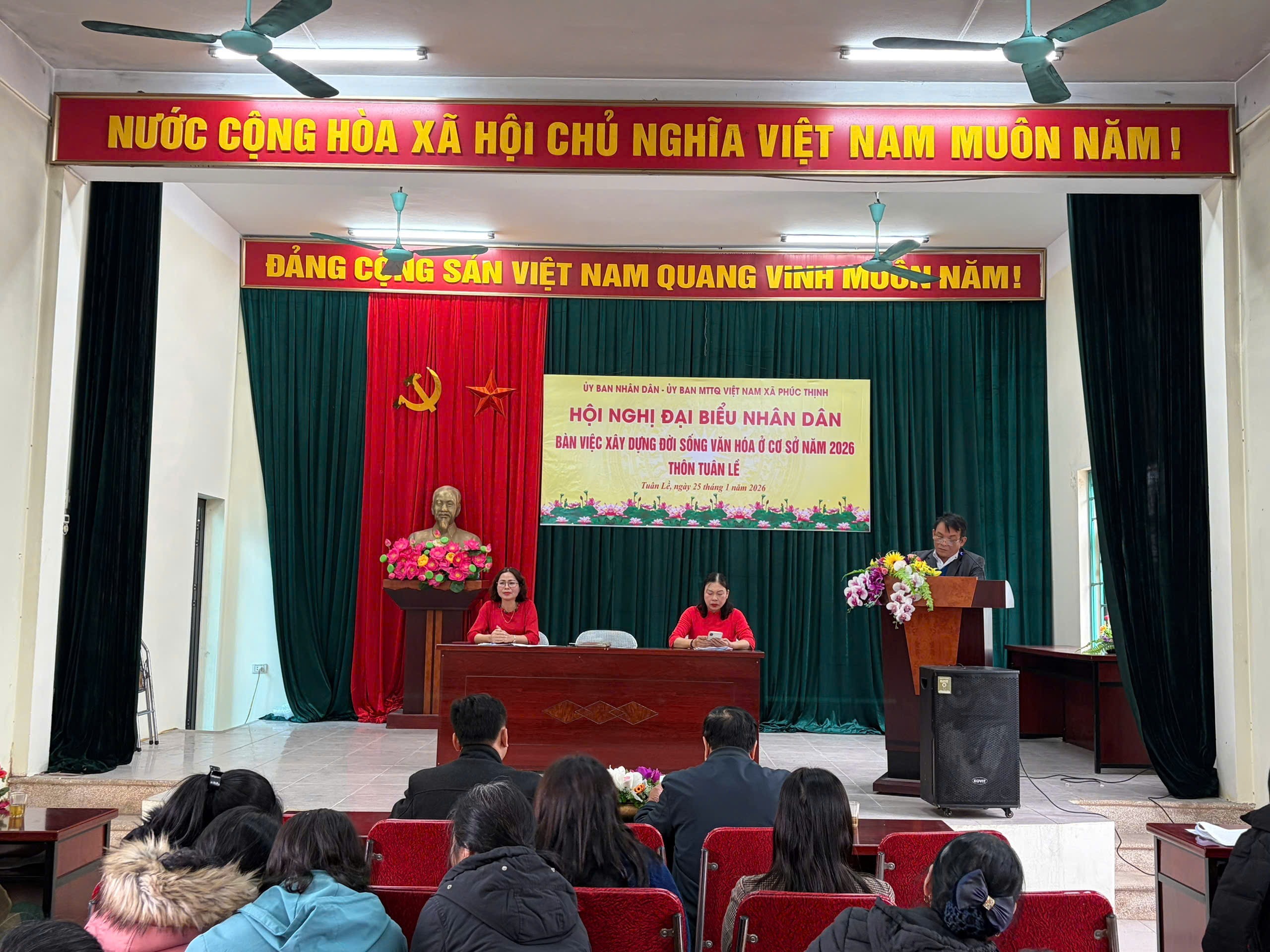 Thôn Tuân Lề tổ chức Hội nghị đại biểu Nhân dân bàn xây dựng đời sống văn hóa năm 2026- Ảnh 3.