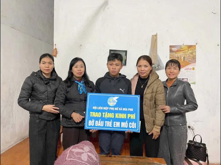 Hội Phụ nữ xã Hòa Phú: Chương trình Mẹ đỡ đầu – Điểm tựa của trẻ mồ côi- Ảnh 1.