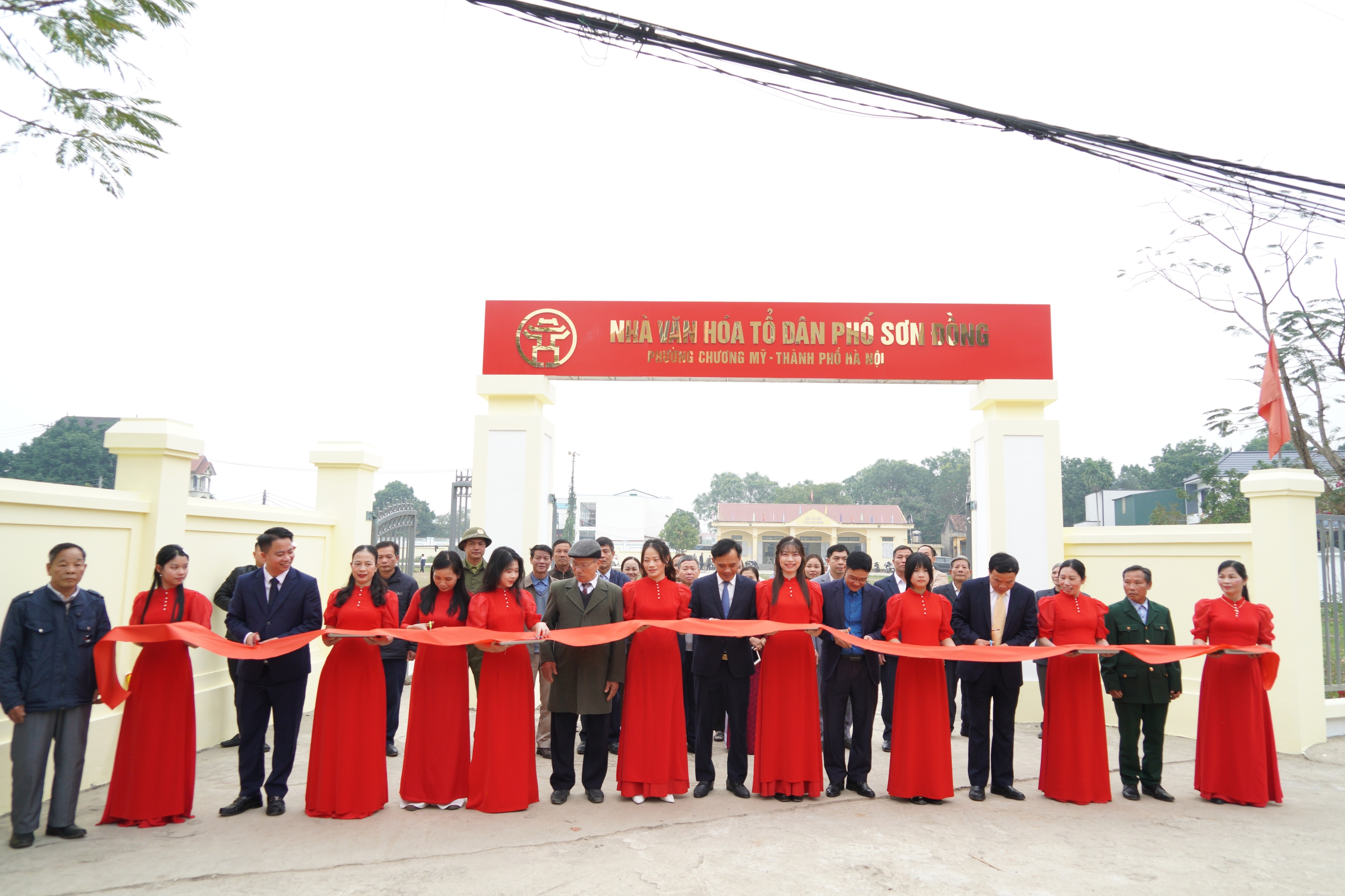 Lễ khánh thành công trình cải tạo các hạng mục nhà văn hóa tổ dân phố Sơn Đồng- Ảnh 16.