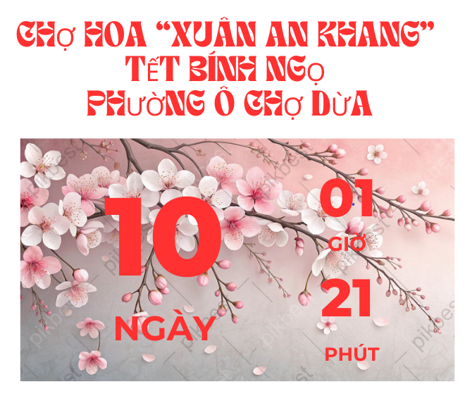 Chợ hoa “Xuân An Khang” Tết Bính Ngọ 2026 Phường Ô Chợ Dừa- Ảnh 2.
