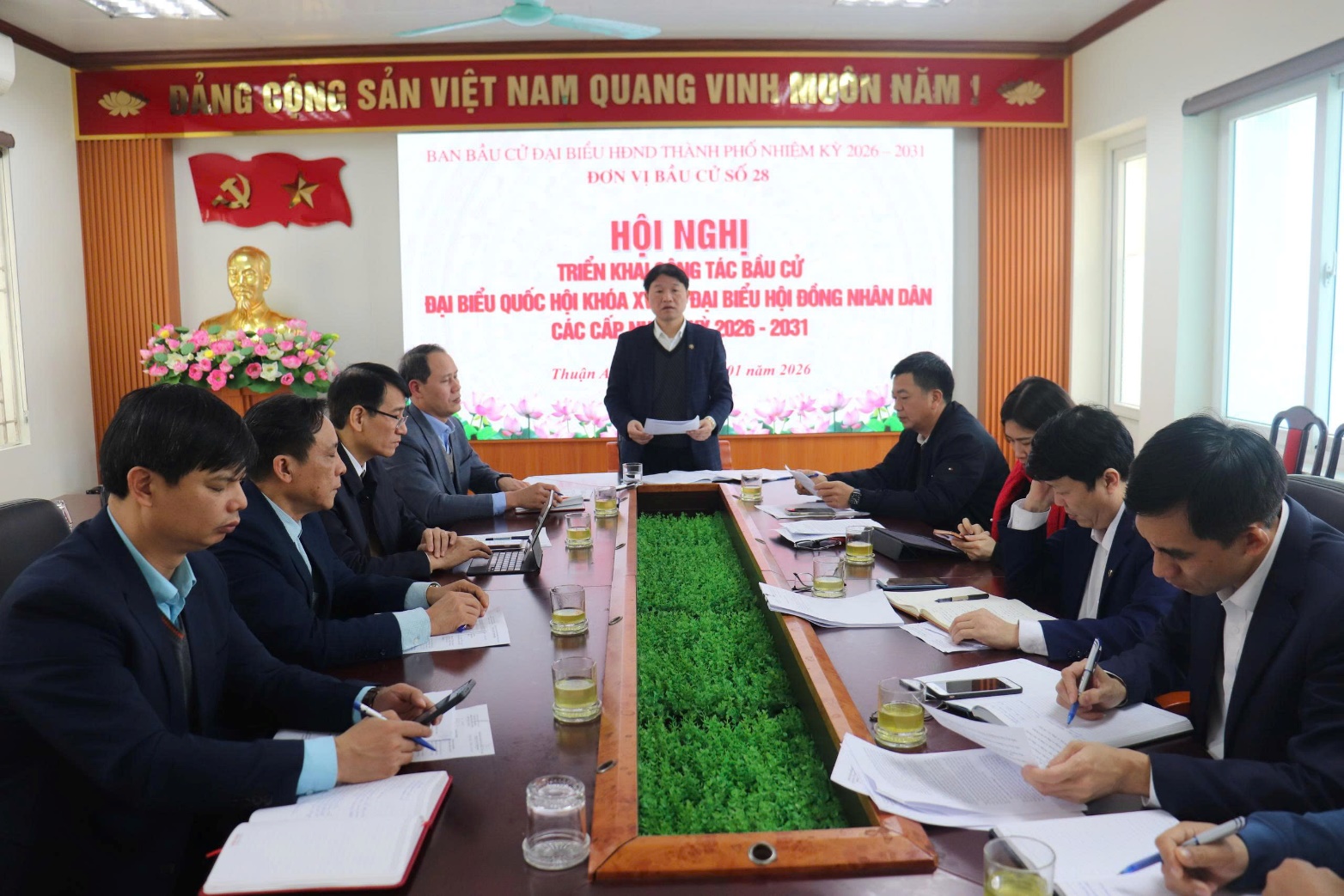 Ban Bầu cử Đại biểu HĐND Thành phố Hà Nội nhiệm kỳ 2026- 2031 (Đơn vị bầu cử số 28) triển khai công tác bầu cử Đại biểu Quốc hội khóa XVI và đại biểu HĐND các cấp nhiệm kỳ 2026- 2031- Ảnh 4.