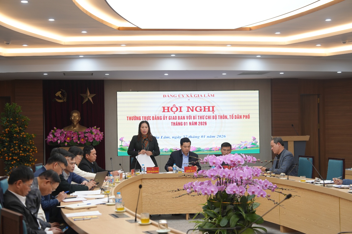 Hội nghị giao ban Bí thư Chi bộ thôn, tổ dân phố tháng 01/2026- Ảnh 2.