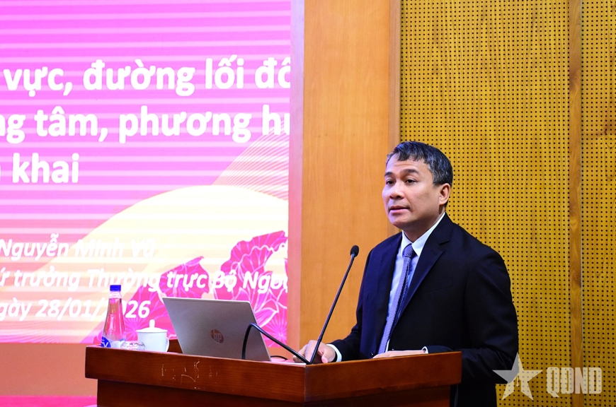 Hội nghị Báo cáo viên Trung ương tháng 1: Tuyên truyền nhiều nội dung sau Đại hội XIV của Đảng- Ảnh 4.