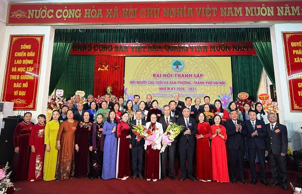 Đại hội thành lập Hội Người cao tuổi xã thành công tốt đẹp- Ảnh 4.