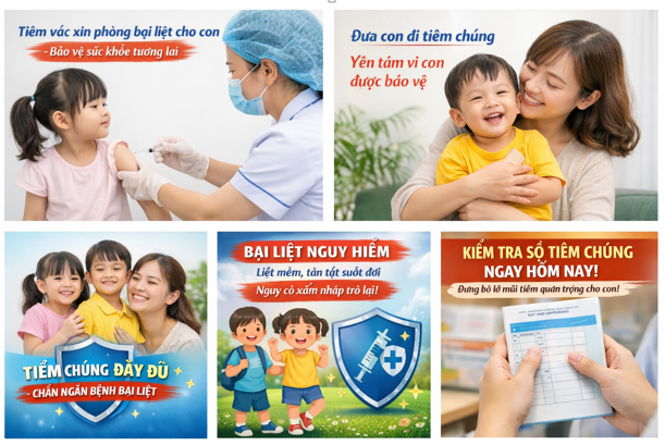 PHÒNG CHỐNG BỆNH BẠI LIỆT – CHỦ ĐỘNG TIÊM VẮC XIN ĐỂ BẢO VỆ TRẺ EM- Ảnh 1.