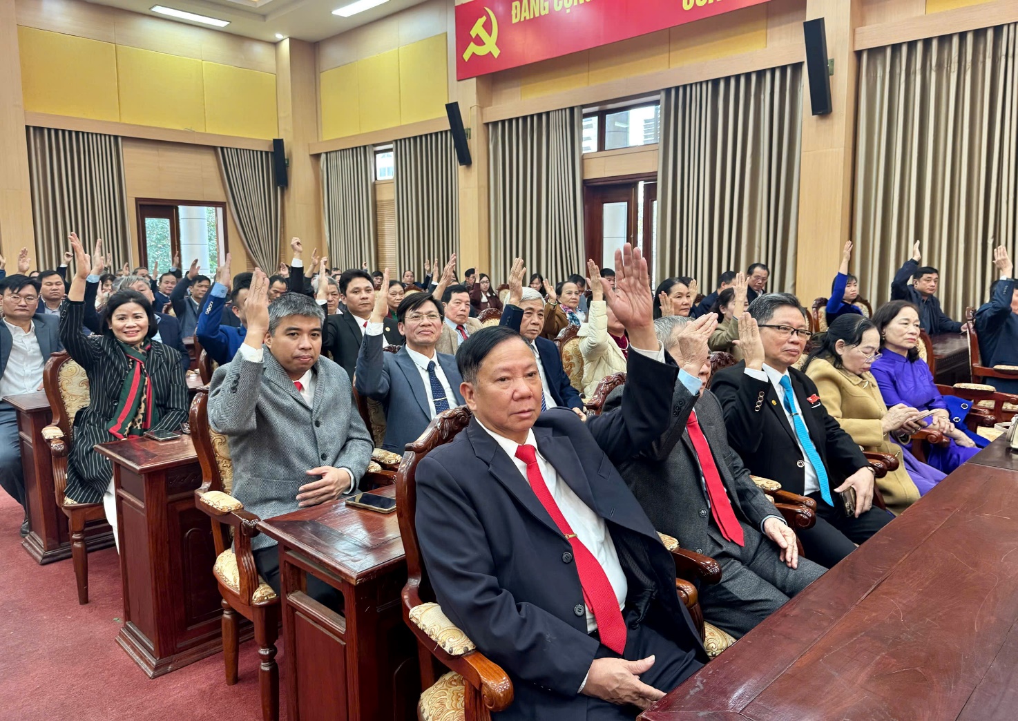 HĐND xã Hoài Đức tổ chức Kỳ họp thứ Năm (Kỳ họp chuyên đề) HĐND xã khóa I, nhiệm kỳ 2021 - 2026- Ảnh 5.