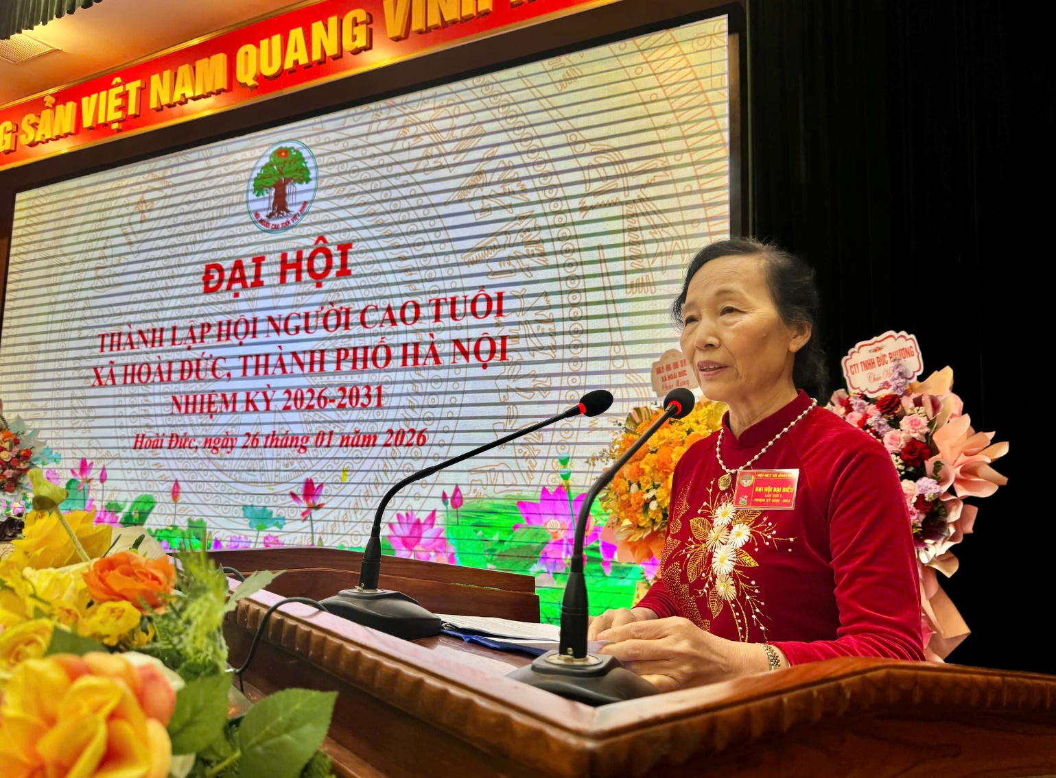 Đại hội thành lập Hội Người cao tuổi xã Hoài Đức nhiệm kỳ 2026 - 2031 thành công tốt đẹp- Ảnh 5.