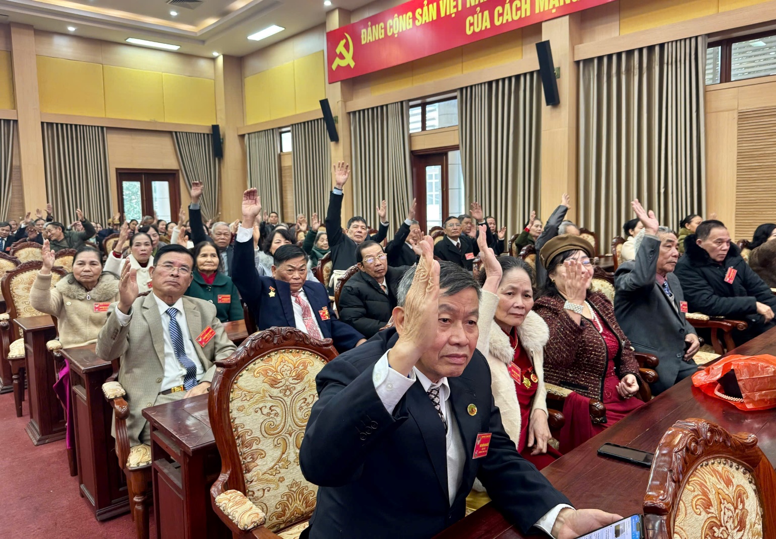 Đại hội thành lập Hội Người cao tuổi xã Hoài Đức nhiệm kỳ 2026 - 2031 thành công tốt đẹp- Ảnh 8.