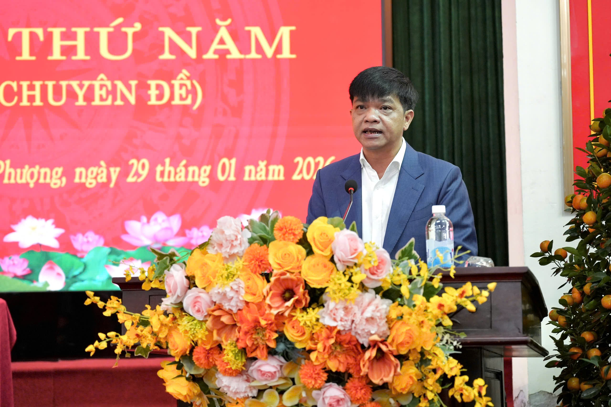 Kỳ họp thứ năm (Kỳ họp chuyên đề) HĐND xã Đan Phượng khóa XXII, nhiệm kỳ 2021- 2026.- Ảnh 2.