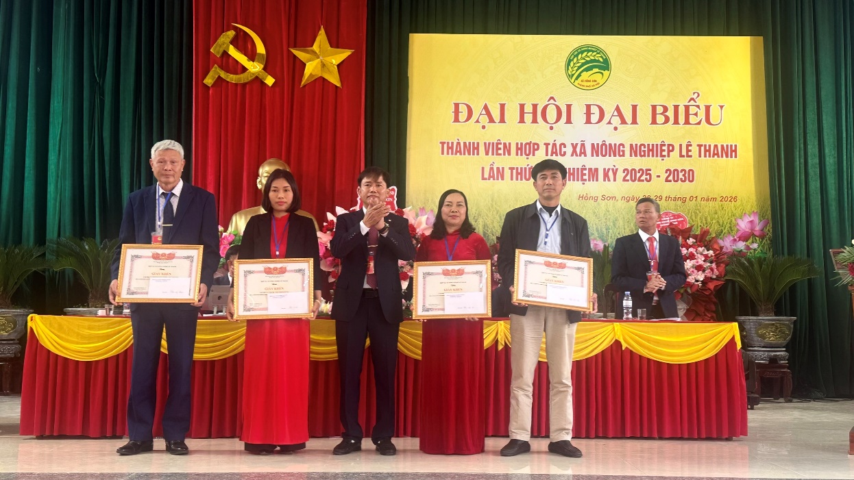 Hợp tác xã nông nghiệp Lê Thanh tổ chức thành công Đại hội lần thứ VII, nhiệm kỳ 2025 - 2030- Ảnh 4.