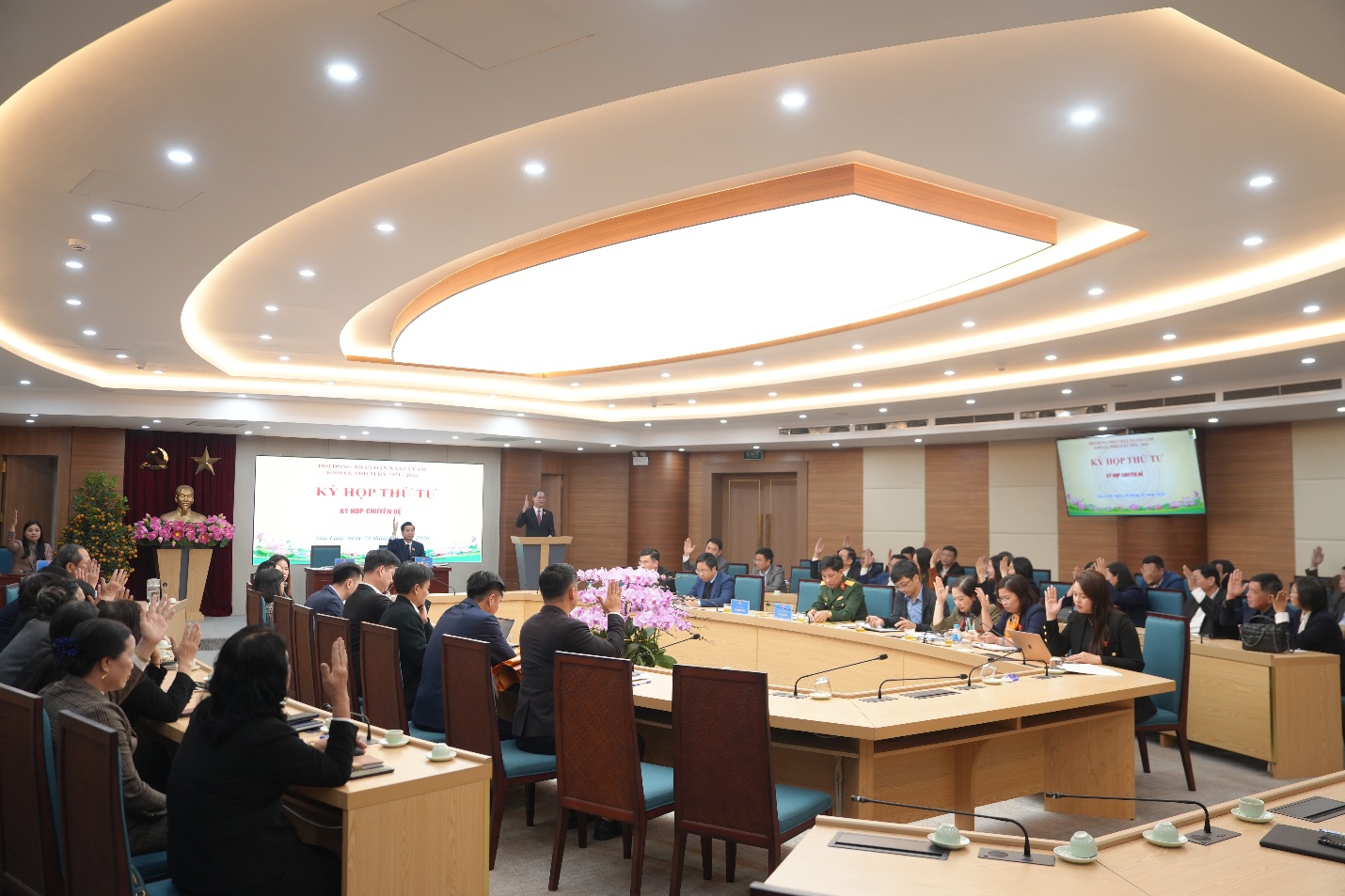 HĐND xã Gia Lâm tổ chức kỳ họp thứ 4 (kỳ họp chuyên đề)- Ảnh 7.