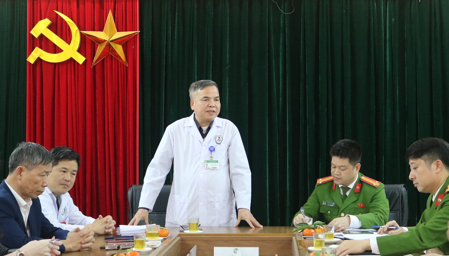 BVĐK MỸ ĐỨC VÀ CÔNG AN XÃ MỸ ĐỨC: KÝ KẾT QUY CHẾ PHỐI HỢP XÂY DỰNG MÔI TRƯỜNG Y TẾ AN TOÀN, THÂN THIỆN- Ảnh 4.