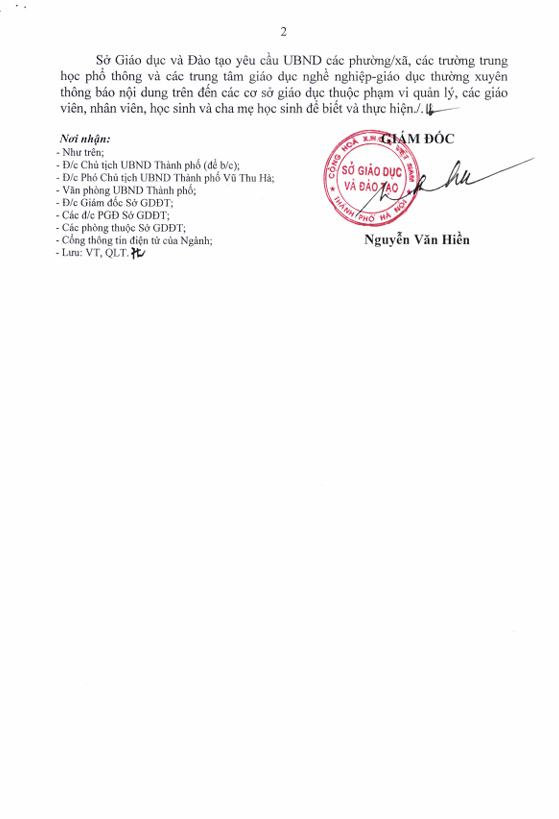 Thông báo môn thi thứ ba Kỳ thi tuyển sinh vào lớp 10 THPT công lập không chuyên năm học 2026-2027- Ảnh 2.