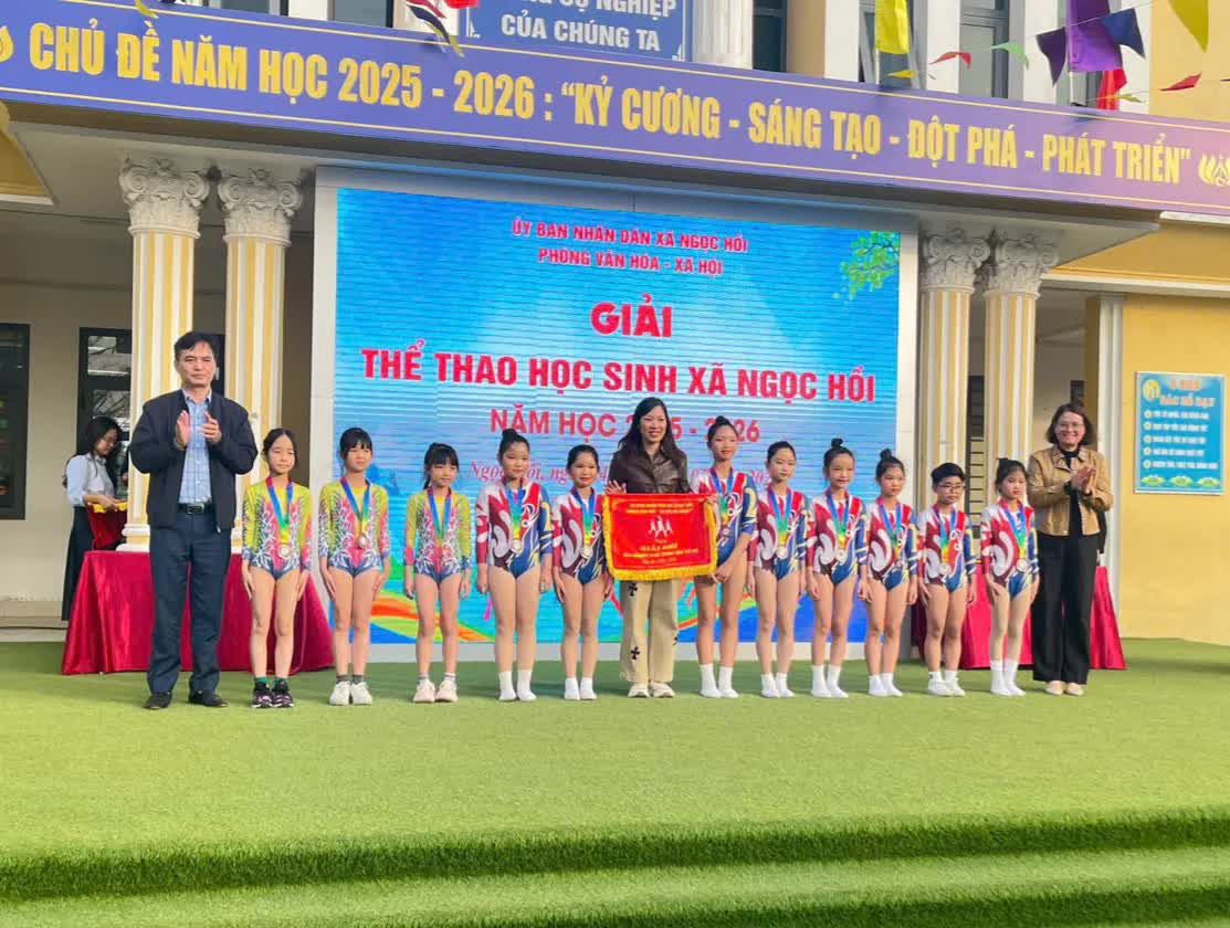 Xã Ngọc Hồi bế mạc Giải Thể thao học sinh năm học 2025–2026- Ảnh 7.