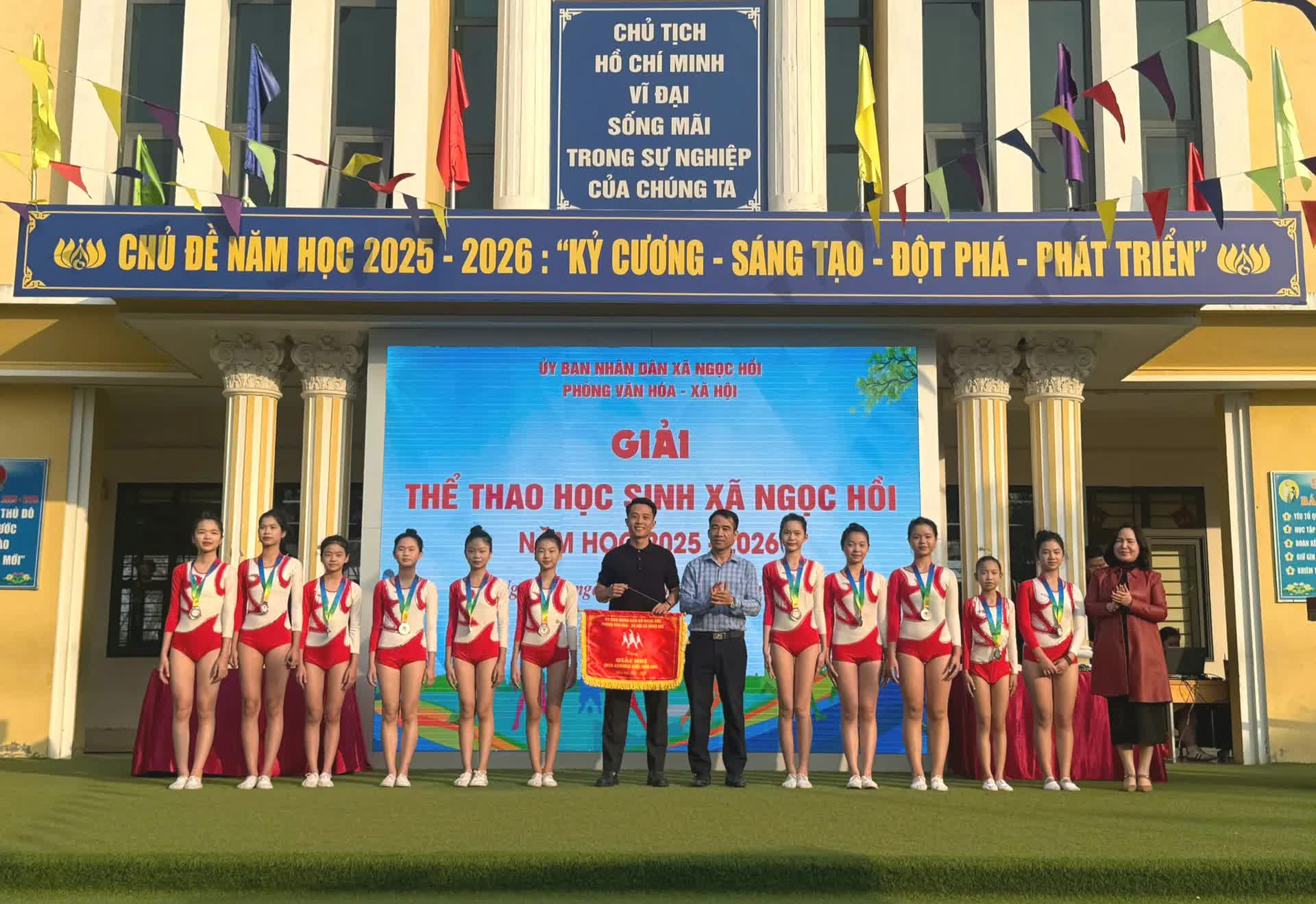 Xã Ngọc Hồi bế mạc Giải Thể thao học sinh năm học 2025–2026- Ảnh 8.