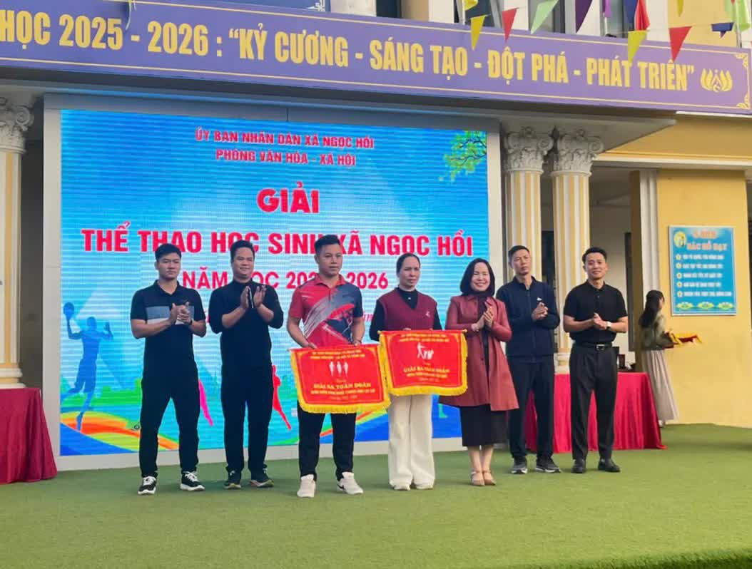 Xã Ngọc Hồi bế mạc Giải Thể thao học sinh năm học 2025–2026- Ảnh 6.