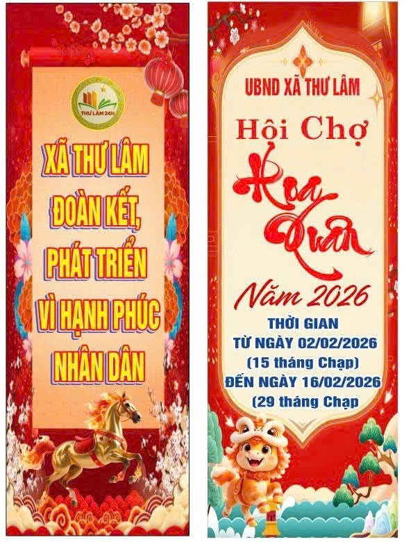 THÔNG BÁO về việc tổ chức Hội chợ hoa Xuân Tết Bính Ngọ năm 2026 trên địa bàn xã Thư Lâm
- Ảnh 1.