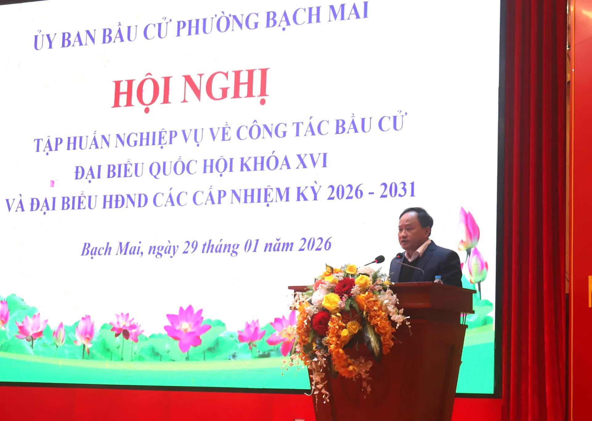 Phường Bạch Mai: tập huấn nghiệp vụ về công tác bầu cử tới 100% cán bộ làm công tác bầu cử- Ảnh 3.